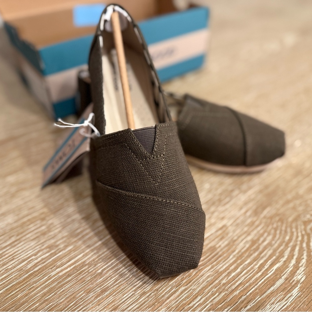 Classic Brown Canvas Slip-On Shoes